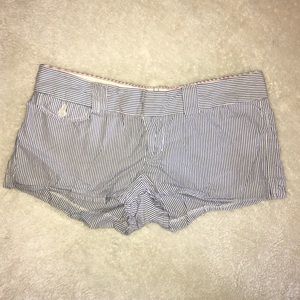 American Eagle pinstripe shorts